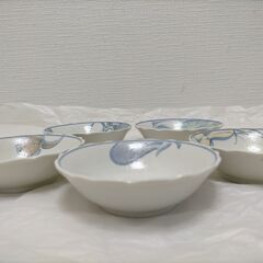 【未使用】たち吉 小鉢 5枚セット 和食器 柄違い  250723-10Tの画像