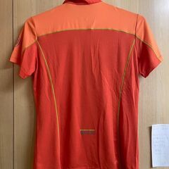 新品 ミレー MILLET フランス アウトドア 半袖 Tシャツ オレンジ レディース ポリエステル タグ付き 吸汗速乾性 ハーフジップ ストレッチ 登山 ハイキング キャンプ ウォーキング アウトドア全般 夏 レジャー スポーツ 高機能 ウェア　まとめ買い歓迎　卸ます　アマゾン引き上げ商品　倒産品　ネット商材　卸ます　転売　アマゾン引き上げ商品　卸し　問屋　倒産品　転売OK　ネット商材　アマゾン　商品　景品　コンペの画像