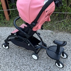BABYZEN yoyo 折りたたみ式ベビーカー　ピンク本体+備品の画像