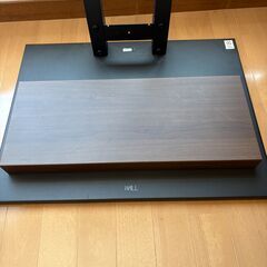 WALL テレビスタンド テレビ台 壁寄せテレビスタンド WALLウォール V2 ロータイプ (2020モデル) 32～60V対応 ウォールナット EQUALS イコールズの画像