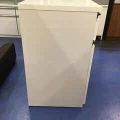 ★リユースのサカイ横浜南店★YM1290  レンジ台 ホワイト W120×D51×H85 クリーニング済みの画像
