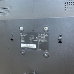 SHARP  テレビ　40型の画像