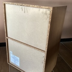 カラーボックス（2段）の画像
