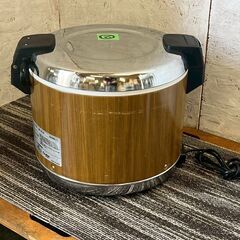 【Tiger】タイガー 電子ジャー JHA-5400 木目 5.4L 店舗 厨房 厨房機器 店舗 店舗用品 単相100V 調理器具 動作確認済 保温釜 業務用 ② Y1918の画像