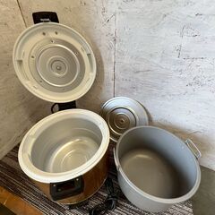 【Tiger】タイガー 電子ジャー JHA-5400 木目 5.4L 店舗 厨房 厨房機器 店舗 店舗用品 単相100V 調理器具 動作確認済 保温釜 業務用 ② Y1918の画像