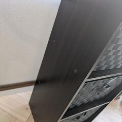 カラーボックス ブラウン 3段 おまけBOX3つつきの画像