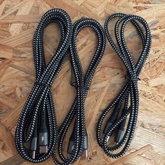 【新品･3本セット】USBケーブル 断線防止の画像