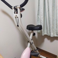 フィットネス　自転車　健康器具　エアロサイクル　コンパクトサイクルの画像