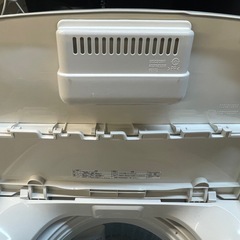 【中古】 ¥5,000 5.0kg 洗濯機　無印2019年製　上蓋凹み有り【IG058】の画像