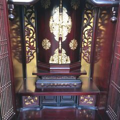 A4402　仏壇　台付　高級仏壇　創価学会　精抜き済みの画像