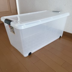 深型収納ケース キャスター付の画像