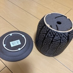 陶器製　植木鉢　3.5号の画像