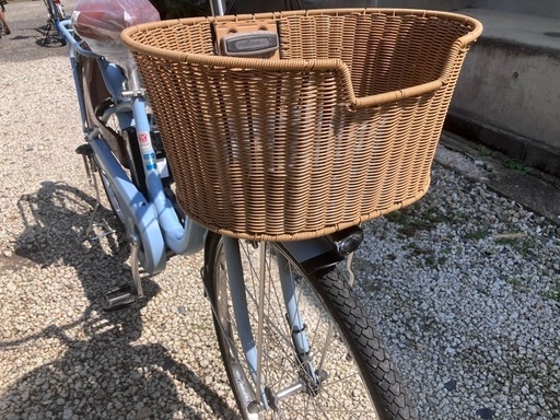 672、【良品】ヤマハPAS with　電動アシスト自転車26インチ