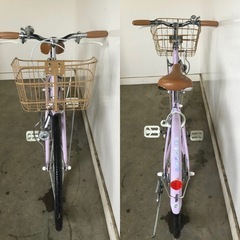△ q 岐阜発/ ブリジストン/ ECOPAL/ MOCHA/ 子供用自転車/ 24インチ/ 変速なし/ 走行確認/ 現状品/ R7.7/2 △の画像