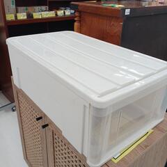 【ドリーム尾浜店】クリアケース　天馬　WH　※キズ、スレあり　高さ(H)22×幅 (W)38.5×奥行(D)65.5(cm)の画像