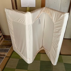 シングルサイズ　ベッドパッド　カバー付きの画像