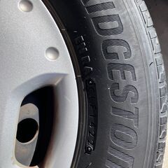 ホンダ　バモス用　12インチタイヤ　ホイール　ホイールカバーの画像