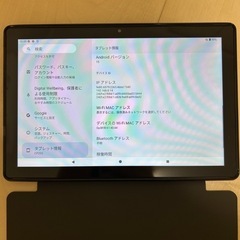 Android15 タブレット 10.1インチ ケース付きの画像