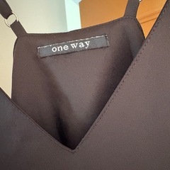 『one way』 キャミワンピース の画像