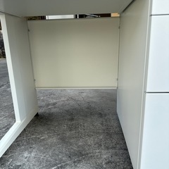 【美品】【幅100億行き70高さ70】オフィス　デスク　事務用机　ホワイトの画像