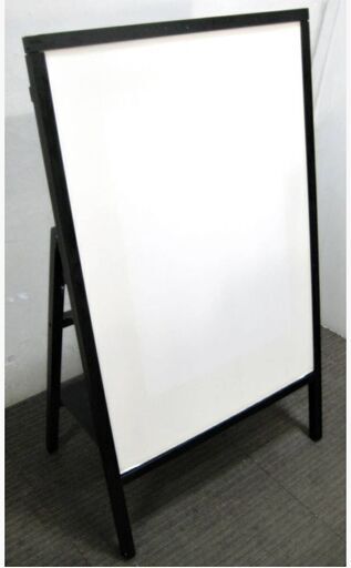 A型看板　片面　パネルスタンド　店舗用看板　ポスタースタンド　木製フレーム　転倒防止　案内板　立て看板　折りたたみ式