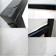 A型看板　片面　パネルスタンド　店舗用看板　ポスタースタンド　木製フレーム　転倒防止　案内板　立て看板　折りたたみ式の画像