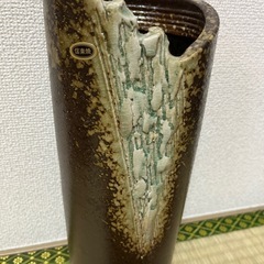 信楽焼　花瓶の画像
