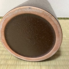 信楽焼　花瓶の画像
