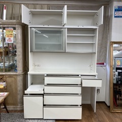 ジモティー限定価格！S249 ⭐ NITORI ニトリ キッチンボード キャビネット付き 幅160cm 要商品説明欄の画像