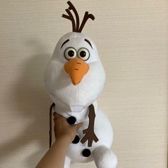Disney ★ アナと雪の女王　オラフ　BIGぬいぐるみ　人気の画像