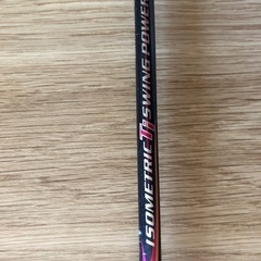 　中古　バドミントン　ラケット　ISOMETRIC Ti SWING POWERの画像