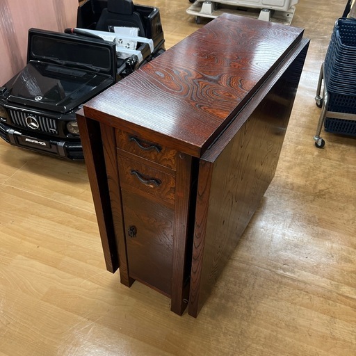 【リサイクル市場エコ伊川谷】民芸家具 欅 ケヤキ ヴィンテージ バタフライテーブル 【取りに来られる方限定】