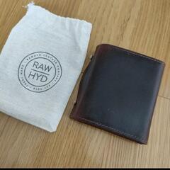 メンズ　財布　折りたたみ　小銭　カード　モダン　職人 手作りの画像