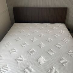【7月30日まで限定】国産マットレス＋ベッドフレーム セミダブル ROOM RECIPE JMX-106＋ ウチムラ家具にて購入の画像