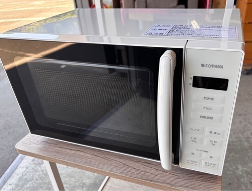 【アイリスオーヤマお揃い3点セット】               高年式 洗濯機・冷蔵庫・電子レンジ（ラックなし） ?【配達可能・保証