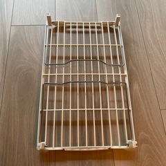 戸棚の整理に◎収納ラック(折りたたみ可能)の画像