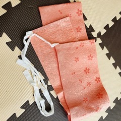 桜模様　浴衣帯の画像