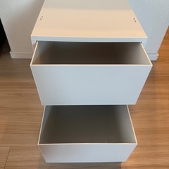 無印良品 収納ケース　ポリプロピレンケース・引出式・深型・ホワイトグレーの画像