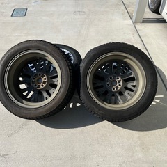 30ヴェルファイア アルファード　VRX2　純正ホイールスタッドレスタイヤセット　235/50R18の画像