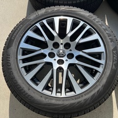 30ヴェルファイア アルファード　VRX2　純正ホイールスタッドレスタイヤセット　235/50R18の画像
