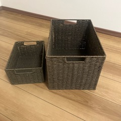 【7/24まで】収納ケース　2個セットの画像