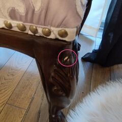 ロココ調ソファ・猫足アンティークテイストの画像