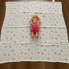 【無料】綿100% タオルケット3️⃣(ゾウさん柄)差し上げますの画像