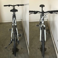 △ q 岐阜発/ TREK/ トレック/ 7.3FX/ クロスバイク/ 3×8段変速/ 700×32c/ 自転車/ フロントチューブ欠品/ 現状品/ R7.7/1 △の画像