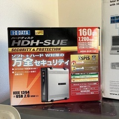 箱付き　IO-DATA ハードディスクHDH-SUE160の画像