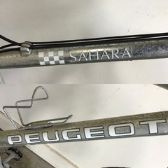 (Y)□岐阜発　△PEUGEOT SAHARA/プジョー/自転車/26インチ/走行確認/7×3段変速/ギヤが変わりません/現状品　R6.8/25□の画像