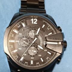 ✨️DIESEL 腕時計 DZ-4283 メンズ クロノグラフ ブラック ビッグフェイス 稼働品✨️の画像