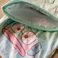 2個セット ハンギョドン ふわふわFACE台形ポーチ サンリオの画像