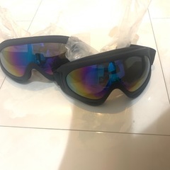 新品　ゴーグル　スキー用2個セットの画像