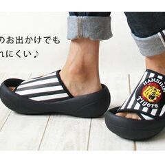 タイガースカラー サンダル【阪神タイガース×リゲッタカヌー】 甲高幅広の方にもオススメ！ RegettaCanoeの画像